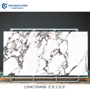 Sang trọng ý Tím calacatta Viola thiêu kết đá slab cho nhà bếp Countertop đá cẩm thạch bồn rửa bảng sàn gạch tường Bảng điều khiển cầu thang - Product Image 1