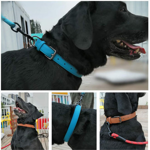 Premium Luxury Genuine Leather <b>Dog</b> <b>Collar</b> Soft Padded Fleece Lining Adjustable Heavy-Duty for <b>Small</b>/Medium Breeds - Product Image 5