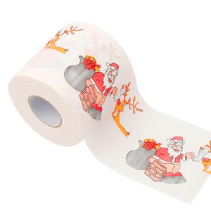Türkei 2-lagiges Weiches Toilettenpapier <span class=keywords><strong>Selpak</strong></span> Toilettenpapier Farbige Palette Weihnachts-Toilettenpapier Herstellungsanlage Dropshipping - Product Image 3
