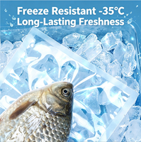 Sacs sous vide transparents robustes à trois soudures en PA/PE de qualité alimentaire pour la conservation des aliments, la cuisson sous vide, les conserves et les gelées