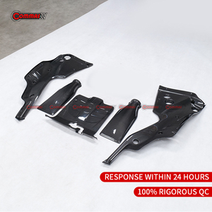 Kit de cubierta de bloqueo de caja de aire interior para motor de coche, de fibra de carbono seca, estilo OEM de alta calidad, para Ferrari F12 - Product Image 2