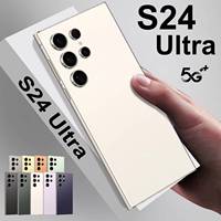 Smartphone S24ultra 2024 de haute qualité, version mondiale, 5G, 16 Go + 1 To, écran OLED HD 90 Hz, appareil photo arrière 108 MP, LTE, cellulaire, 6000 mAh, MTK