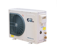 Unidad de condensador de compresor R404A de 1 fase de 220V 50Hz Unidad de condensación refrigerada por aire