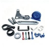 Support de fixation et kit de boulons personnalisés en aluminium anodisé CNC ou acier inoxydable avec services de perçage et d'emboutissage
