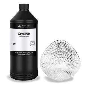 Crys100 -- <span class=keywords><strong>Magforms</strong></span> Résine transparente pour impression 3D Résine à durcissement UV Résine transparente pour imprimante 3D ultra transparente à haute brillance - Product Image 1