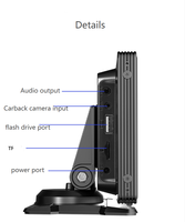 Kabelloser CarPlay-Adapter IOS Mobiltelefon IPS-Bildschirm 9,3 Zoll Unterstützt HDMI-Ausgang Dual-SIM-Karte Android Auto AAA-Batterie 16GB