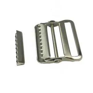 Qifeng factory spot sales of metal belt buckle and clip cheap iron metal buckle and end clip