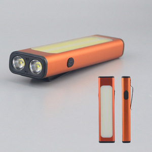 Linterna de Trabajo COB, Recargable, Portátil, Cuerpo de Aleación de Aluminio, Lámpara Doble con Luz Roja y Azul, Luz de Trabajo Manual - Product Image 2