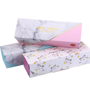 Boîte personnalisée de style esthétique <span class=keywords><strong>licorne</strong></span> pour pâtisseries, en matériaux recyclés, avec pelliculage mat et gaufrage pour emballage alimentaire et bonbons - Product Image 5