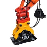 Moteur vibrant haute fréquence et compacteur à roulements pour le compactage de sols, argile, sable, remblais et gravier pour excavatrices de 2 à 40 tonnes, certifié CE