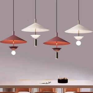 โคมไฟเพดานทรงยูเอฟโอ สไตล์นอร์ดิกมินิมอล แสง 3000K สำหรับร้านค้า บาร์ ร้านชาไข่มุก ร้านอาหาร ร้านกาแฟ - Product Image 2