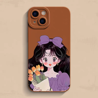 Coque personnalisée en TPU souple antichoc à protection 360°, anti-traces de doigts, peinte aux UV, pour 17 Pro Max 16 Pro, directement de l'usine
