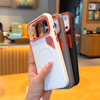 Étui de téléphone magnétique haut de gamme en métal à dissipation thermique, compatible avec l'iPhone 17 Pro Max