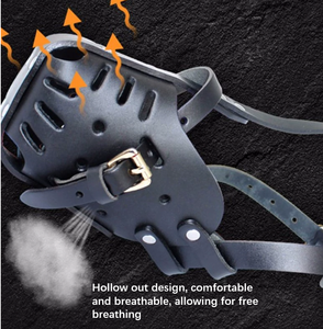 Muselière de panier de museau de chien de haute qualité en gros d'usine <span class=keywords><strong>pour</strong></span> mordre à mâcher et à nettoyer la couverture de bouche de Cage sans cruauté - Product Image 3