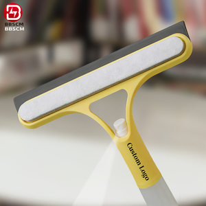 Limpiacristales con chorro de agua para coche, escobilla de goma para limpieza de duchas y baños - Product Image 3