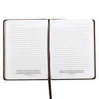 Carnet de notes en cuir véritable recyclé Pu personnalisé Vintage Bible couverture souple