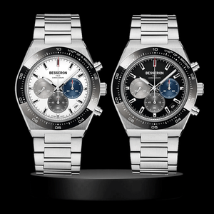 Montres-bracelets pour hommes Besseron OEM&ODM en gros, design coloré, multifonctionnelles, pour cadeau de luxe - Product Image 1