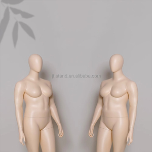 Maniquí de plástico de talla grande para mujer de Europa América al por mayor, modelo de cuerpo completo, piel blanca, fibra de vidrio, Cuerpo Femenino gordo, maniquí para hombre - Product Image 4