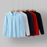 Chemise de golf unisexe à manches longues en polyester et coton, de haute qualité, pour uniforme professionnel, vente en gros du fabricant