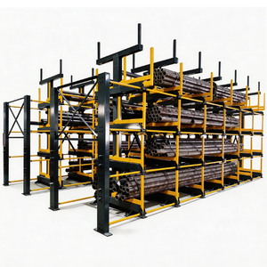 Estantería Cantilever de Chapa Metálica de Alta Capacidad, Estante Resistente para Almacenamiento de Tuberías en Fábrica, Alta Densidad y Ahorro de Espacio - Product Image 4