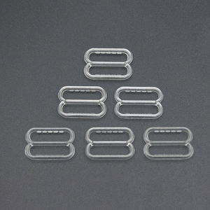 Regolatore per <span class=keywords><strong>Reggiseno</strong></span> in Plastica Bianco, Nero o Trasparente, Gancio Regolabile con Denti da 15mm - Product Image 2