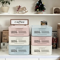 Organisateur de bureau empilable en plastique MONR, grande capacité, pour maquillage, papeterie et articles divers (maison et bureau)