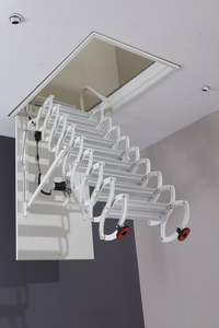 Scala Retrattile Elettrica Automatica per Soffitta dal Design Moderno, Botola con Scala a Scomparsa in Lega di Alluminio per Uso Domestico con Montaggio a Tetto - Product Image 5