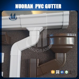Design professionale ignifugo e impermeabile materiale decorativo durevole raccordi per grondaie in <span class=keywords><strong>pvc</strong></span>, grondaie e <span class=keywords><strong>pluviale</strong></span>, uscita a goccia - Product Image 1