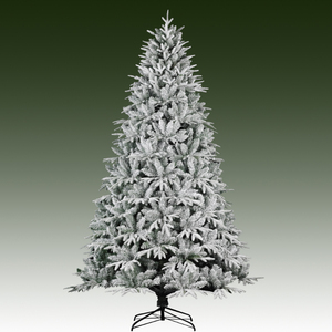 <span class=keywords><strong>Sapin</strong></span> <span class=keywords><strong>de</strong></span> Noël artificiel floqué en PE et PVC, faible teneur en neige, vente directe usine - Product Image 2