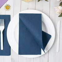 Serviettes en papier Airlaid personnalisées 1/8 1/6 avec logo, serviettes de massage en papier imprimées sur mesure pour hôtel