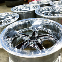 Jantes forgées 2/3 pièces 17 18 19 20 pouces chromées/polies à déport profond 5x114.3 5x120 compatibles 350Z G35 Supra RX7