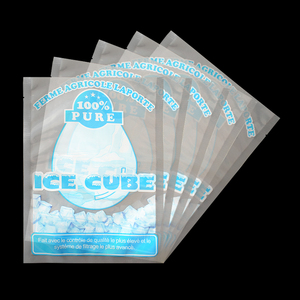 Ldpe צינור קרח שקוף מותאם אישית עמיד למים פלסטיק פלסטיק אריזה נקי 3 תיק - Product Image 5