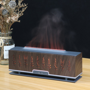 Difusor de Aroma Premium con Diseño de Espiga de Trigo, Humidificador de Vapor Frío de 200 ml con Luz LED para el Hogar y el Dormitorio - Product Image 4