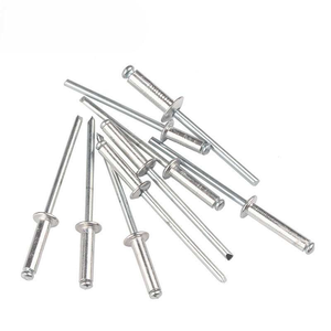 Remaches ciegos de cabeza abierta de aluminio con acabado pulido, de 3.2-5 mm, tipo resorte, precio de fábrica de China, en venta - Product Image 1