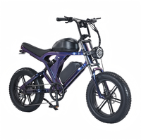 Vélo électrique, vélo de montagne électrique, vélo tout-terrain électrique, vélos hybrides électriques, vélo électrique à pneus larges de 20 pouces, vélo de montagne électrique 48V