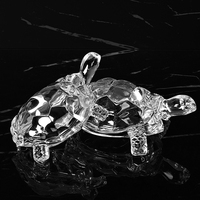 Figurines de tortues en verre de haute qualité, modèle personnalisé, tortues en cristal, artisanat, décoration d'intérieur, cadeaux