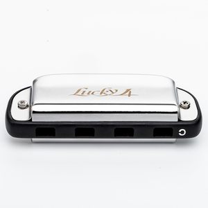<span class=keywords><strong>Harmonica</strong></span> diatonique EAST TOP à 4 trous avec étui métallique pour tous les niveaux, débutants, professionnels et étudiants, en cadeau - Product Image 1