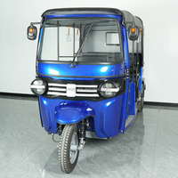 Offre Spéciale EV électrique 60V DOT EEC acier certifié pousse-pousse Tuk Tuk véhicule de tourisme fermé pour Taxis touristes visites touristiques