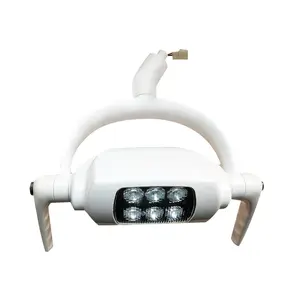 Lampu Operasi Mulut Gigi 6LED, Lampu Sensor Induksi LED untuk Peralatan Kursi Unit Gigi, Alat Kedokteran Gigi, Pemutih Gigi