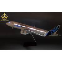 Maquette d'avion de collection en résine, prototype Airbus A320 à l'échelle 1/80 pour bureau