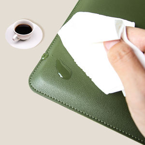 定制标志聚氨酯皮革球囊笔记本袖套包套11 13 13.3 14 15 15.4 15.6 16英寸保护笔记本电脑包 - Product Image 6