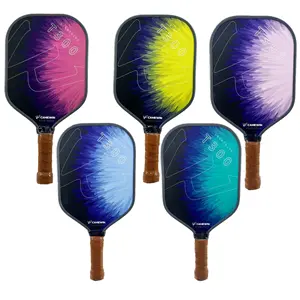 Slk Pickleball Paddle Set Glasvezel Usapa Goedgekeurde Honingraat Kern Zwarte Pickleball Peddels Set Met 4 Pickleball 1 Tas