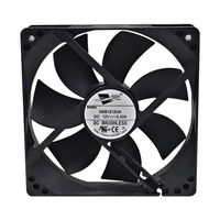 Ventilateur axial DC 12-48V à roulement à billes/hydraulique, pales en plastique 120x120x25mm, pour refroidissement d'alimentation électrique, OEM ODM