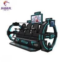 Atracciones de Parque de Diversiones SportVR, Simulador de Realidad Virtual, Cine 9D, Montaña Rusa 5D, Cine VR