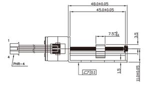 Samar PM NEMA 8 kim loại Slider Module Mini tuyến tính dẫn đầu vít Nut Slider động cơ mô-đun tuyến tính hướng dẫn đường ray vi tuyến tính thiết bị truyền động - Product Image 6