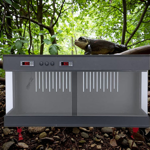 Umweltfreundliches PVC-Reptilienterrarium mit Temperaturregelungsfunktion, UVB-Lampe, leicht und faltbar für die Zucht von Haustierschlangen und Echsen. - Product Image 6