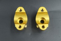Pièces détachées de moto Haojin de haute qualité, en alliage d'aluminium 6082, colliers de fourche universels, collier de fourche à amortisseur