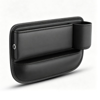 Organisateur universel en cuir pour l'espace entre les sièges de voiture, anti-chute, avec porte-gobelet, poche console pour téléphone, clés et cartes, pour SUV et berlines