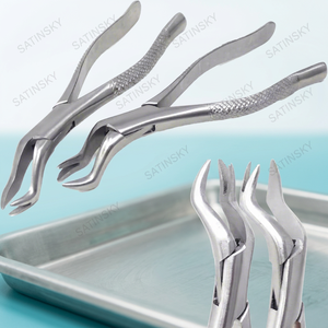 Forceps d'extraction dentaire manuel ergonomique en acier inoxydable de classe I certifié CE de haute qualité 150, instruments chirurgicaux supérieurs - Product Image 3