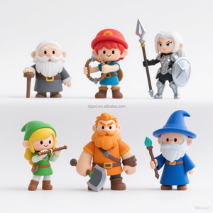 Personalizado 6 unids/set juego japonés dibujos animados PVC figuras de acción Modelo figura de juguete <span class=keywords><strong>Anime</strong></span> Legends Zeld ODM uso para coleccionar - Product Image 4